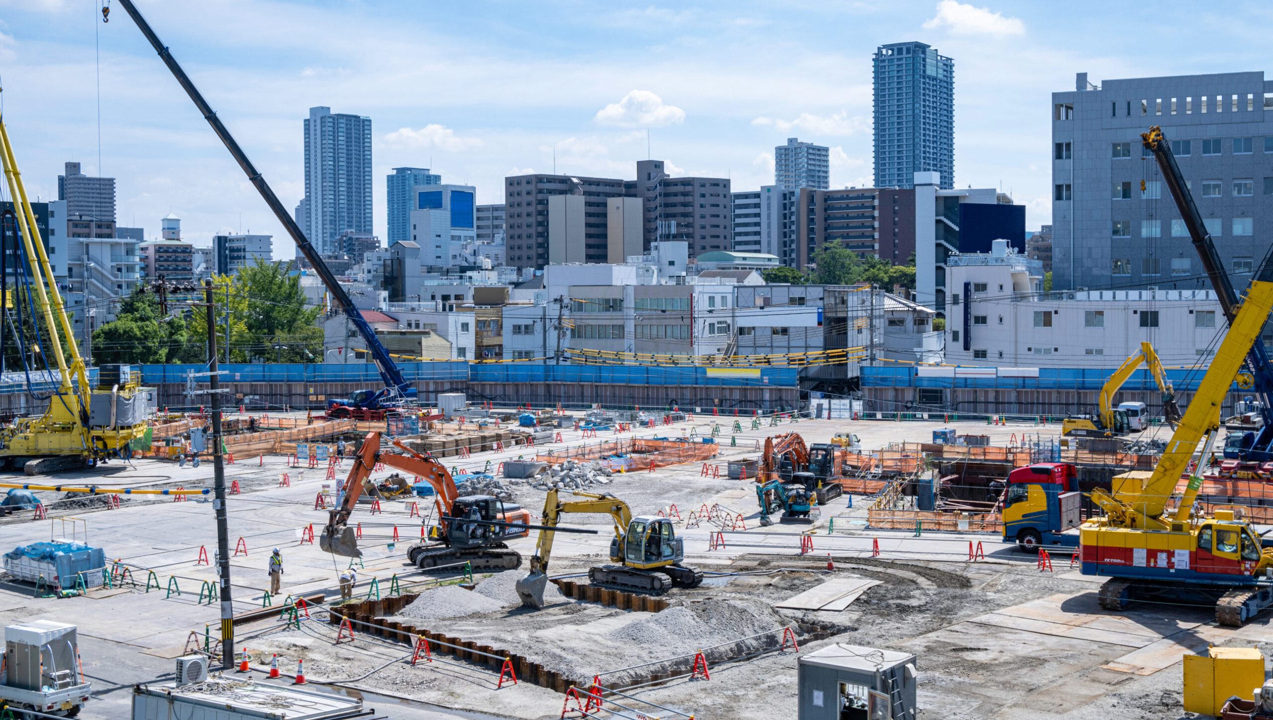 建築現場の風景